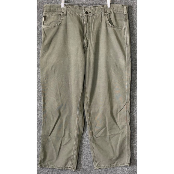 Carhartt Other - Carhartt FR Flame Resistant Work Pants Mens 40x29 Olive Green Canvas CAT 2 2112